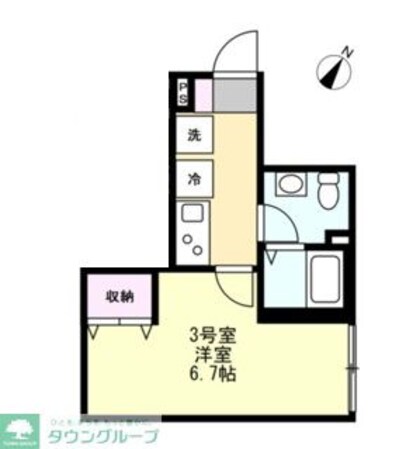 ベイルーム川崎大師公園の物件間取画像